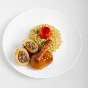 potatoes stuffed with ground meat